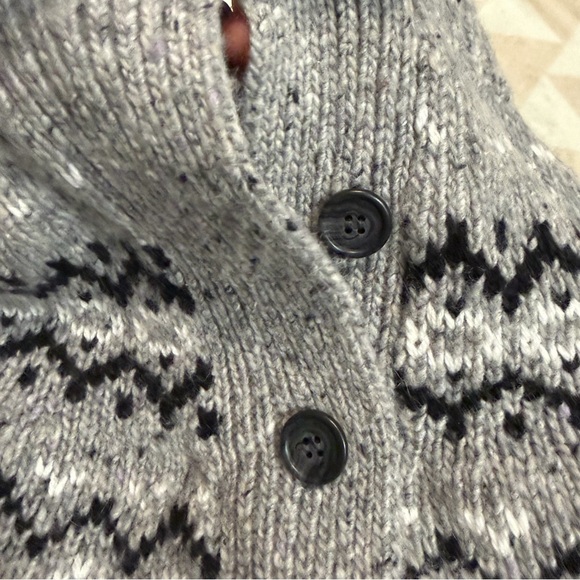 J crew Fair Isle cardigan in wool blend - Picture 6 of 6